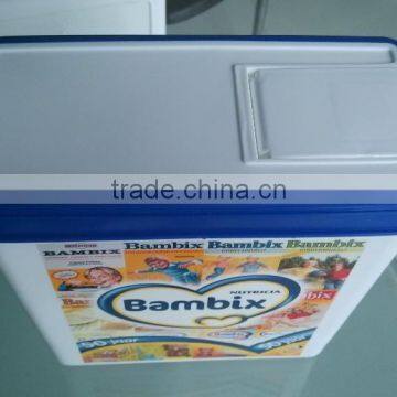 BPA Free PP/TPR Overmolding Milk Powder Can Pot Jar photo-3