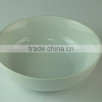 19cm White Ceramic Spaghetti Serving Bowl in Stock photo-2