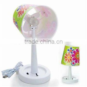 Supply creative fashion USB fan model Desk lamp