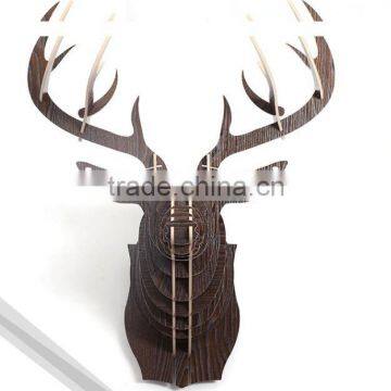 DIY Deer Head Christmas Animal Trophies Wall Hanging Decorations photo-2