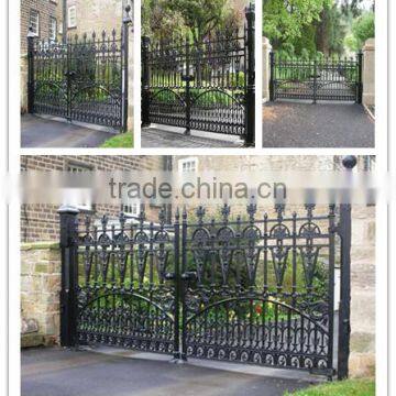 antique decorative cast iron garden gate