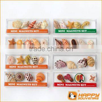 Wholesale fridge magnet refined seashell series custom 3D miniature decoration