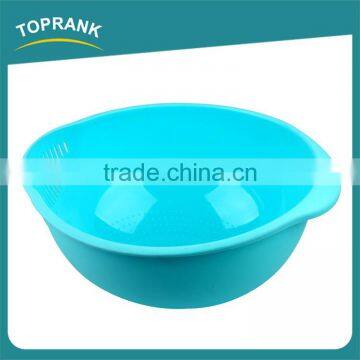 Cheap Wholesale Kitchen Vegetables Fruit Wash Strainer Colander Bowl Colorful Plastic Rice Colander photo-3