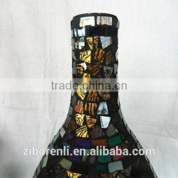 Egypt Style Mirrored Mosaic Antique Murano Vases photo-2