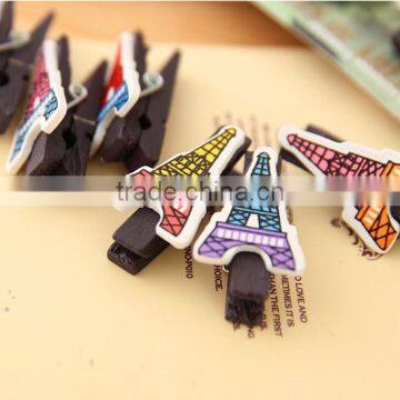 Wooden Eiffel Tower Photo Clip Holder,memo Clip photo-6