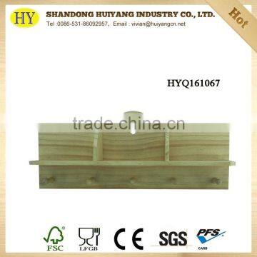 Hot sale hanger and rack for clothes wood wall mount hanger