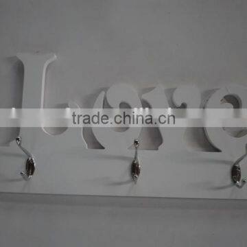 With Hooks Wood Wall Mounted Shelving photo-6