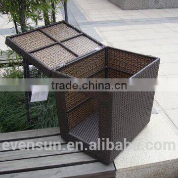 rattan cardboard cat house