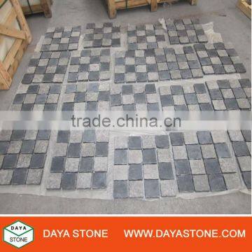 tumbled and flamed g684 granite cobbles