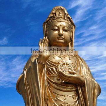 2015 hot sale bronze kuan yin statue for temple