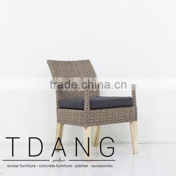 Capella Wicker Dining Chair - Outdoor Furniture - Vietnam Poly Rattan Chair photo-2