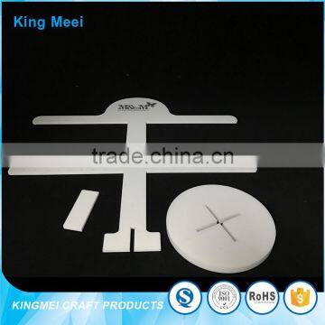 2017 New Fashion Milky White Acrylic Jewelry Display Stand photo-6