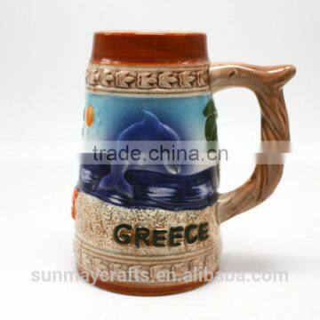 Wholesale Custom High Quality Greece Souvenir Ceramic Mug for Sale photo-2