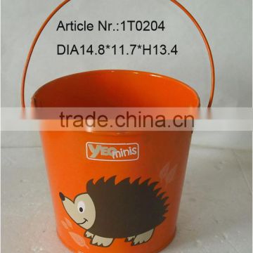 metal bucket for kids decal metal bucket