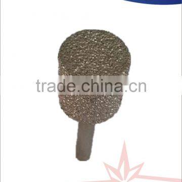 Vacuum brazed diamond engraving grinding burrs for glass, ceramics, tile, brick