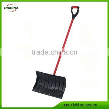 Snow Pusher, Plastic Snow Pusher, PP blade, steel tube handle, Snow Tools
