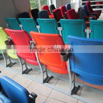 Semi-upholstered HDPE Blow Moulded Foldable Stadium Chair for Indoor photo-3