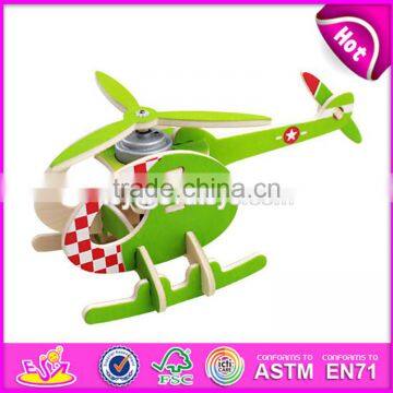 2017 New Design Build Kit Wooden Airplane Toy Funny Kids Wooden Airplane Toy Best Design Children Wooden Airplane Toy W03B064 photo-5