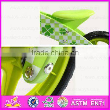 Comfortable Safe Perfect Wooden Kids Bicycle,New Design Children Wooden Walking Balance Bicycle W16C132 photo-5