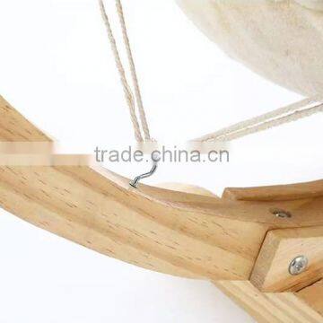Cat Hammock With Wooden Frame /Wooden Hammock With Canopy