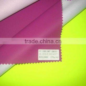 Waterproof pu coated fabric