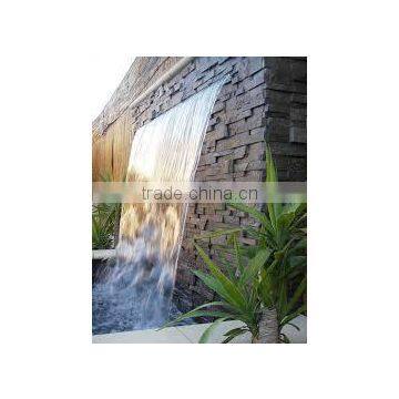 Garden Water Fountains Outdoor Stone Wall Waterfall Fountains photo-3