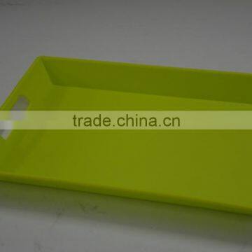 colorful square plastic Charger plates