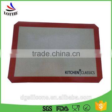 Low price food grade bbq grill mat silicone mats heat resistant silicone baking mat
