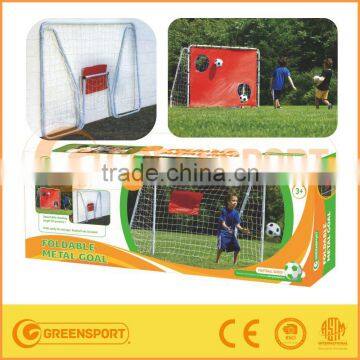 Foldable metal soccer football goal rebound soccer goal net