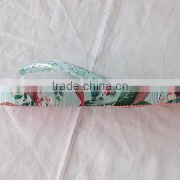 Colorful Printing Flip Flop PE Sandles photo-2