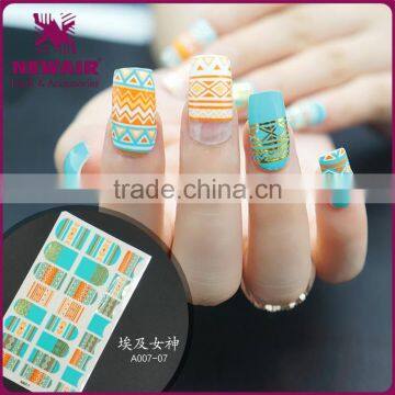 New air hotselling wholesale price customzied nail sticker