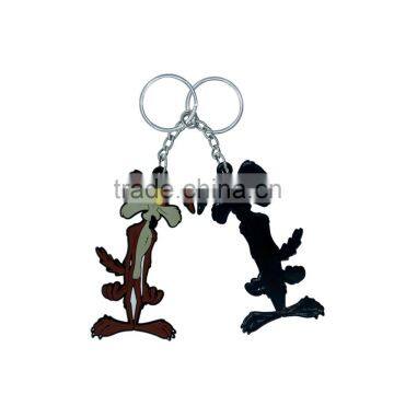 Hot Design PVC Material Rubber Souvenir Printing Keychain Keyring Gift photo-6