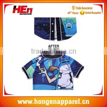 Wholesale Sublimation Online Cheap Custom Baseball Jersey photo-4