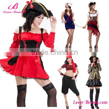 Lover-Beauty high quality wholesale red sexy pirate costume