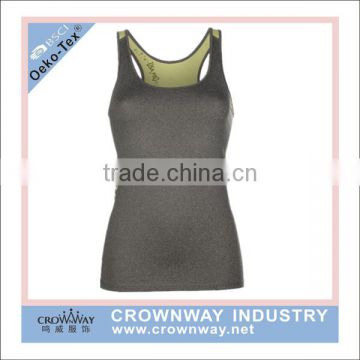 high quality women fitness yoga wear wholesale plain gym tank top sport top