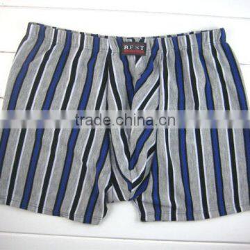 Fashion Geometry Stripe Men Underwear High Quality Bamboo Fiber Men Boxer Briefs photo-5