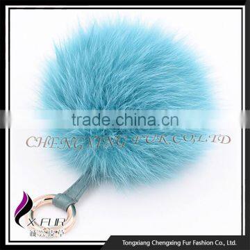 CX-A-63 Cute Fox Fur Pompom Keychain photo-4