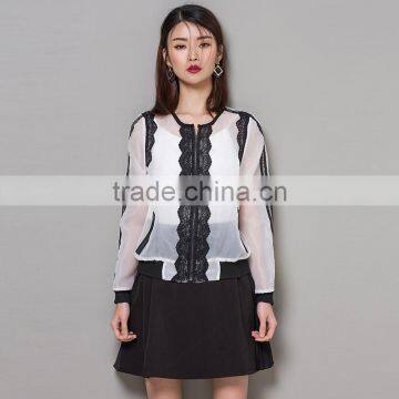 SJ459-01 2016 Women Genuine Rabbit Fur Knitted Jacket Wholesale