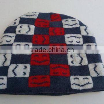 100% Acrylic Comfortable Hip Hop Knitted Beanie Hat