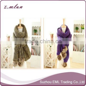 Plain wool scarf ladies high quality wholesale made in china