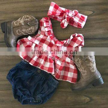 Summer Apparel Polka Dots Singlet And Bloomer Matching Clothes Wholesale photo-2