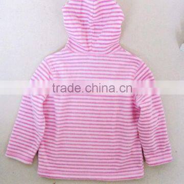 Stripe Printing Cheap Wholesale Polar Fleece Jacket Fashion Hoodies photo-2
