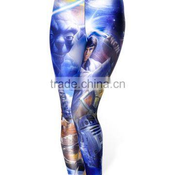 2017 Dry Fit Colorful Yoga Pants Compression Running Tights Leggings for Women photo-2