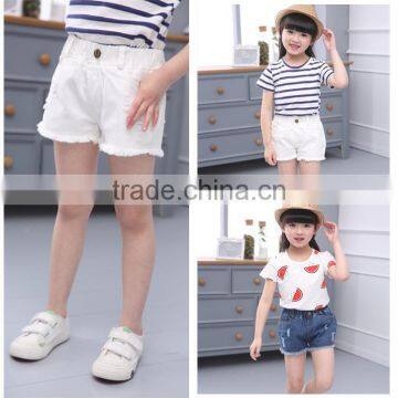 S16641A summer new children shorts kid denim shorts