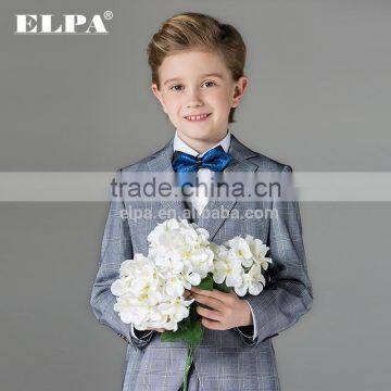 ELPA 2016 Boys Suit Clothing Baby Blue Plaid Boy Casual Suits for Wedding/Show photo-4