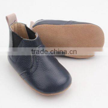 Fancy Popular Soft Sole Handmade Leather Baby Boots photo-2
