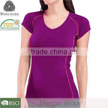 Custom sport shirt casual, O-neck latest shirt designs for women