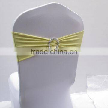 FACTORY SUPPLY LYCRA SPANDEX CHAIR BAND SASHES WITH BUCKLE FOR CHAIR COVER BRAND NEW photo-6