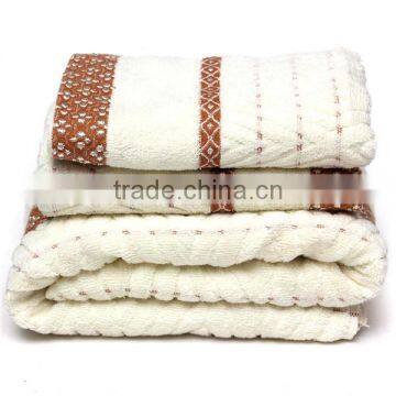 New Towel 3pcs/Set 100% Cotton Bath Beach Face Towel Sets for Adults 34cm*75cm*2p 70cm*140cm*1p Fiber Gift Bathroom Baby Towels photo-2