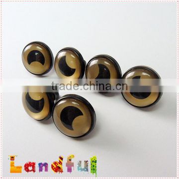 3D Gold Plastic Animal Eyes Moon Print for Plush Monster & Animal